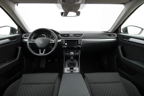 Dashboard of a modern car Stock Photos