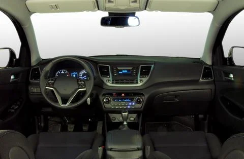 Dashboard of a modern car Stock Photos