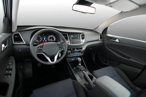 Dashboard of a modern car Stock Photos