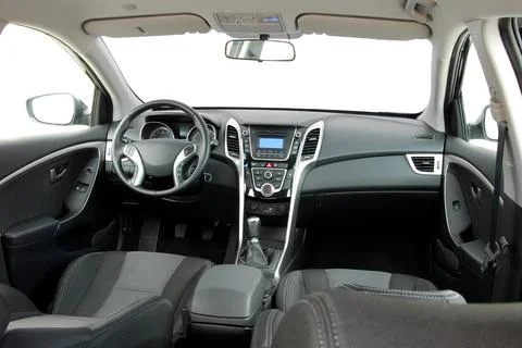 Dashboard of a modern car Stock Photos