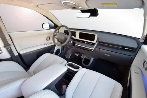Dashboard of a modern car Stock Photos