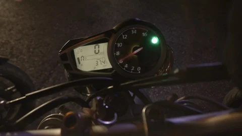 Dashboard motorcycle 2 Stock Footage 87706613