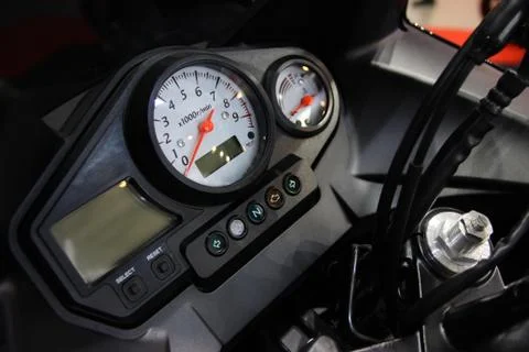 Dashboard motorcycle Stock Photos