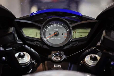 Dashboard motorcycle Fotos de archivo