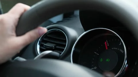 Dashboard Panel Of Moving Car Stock Footage 315666672
