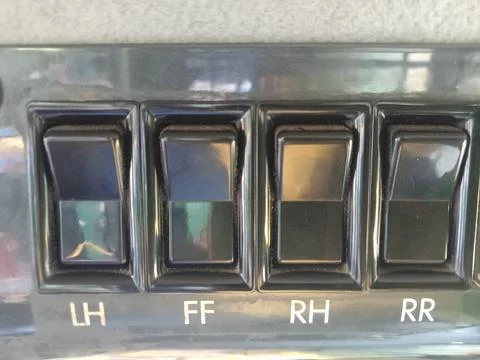 Dashboard panel Stock Photos