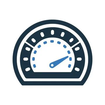 Dashboard, performance, speed, velocity icon. Simple vector design. Stock Illustration