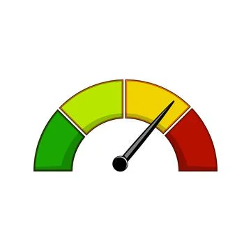 Dashboard speedometer cartoon vector illustration Illustrazione stock