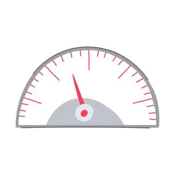 Dashboard speedometer cartoon vector illustration Stock Illustration
