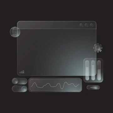 Dashboard Tab UI 库存插图