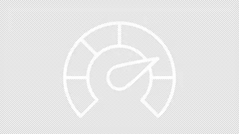 Dashboard tool white line animation Vídeo Stock 346719065