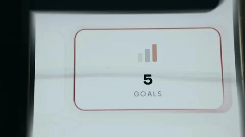 Dashboard tracking progress towards a specific target Stock Footage 335923508