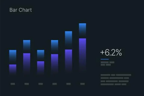Dashboard UI and UX Kit with data visualization. 스톡 일러스트