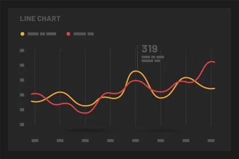 Dashboard UI and UX Kit with data visualization. 스톡 일러스트