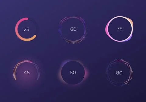Dashboard UI and UX Kit. Stock Illustration