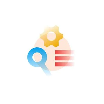 Dashboard. Vector icon in gradient style. Editable illustration Stock Illustration