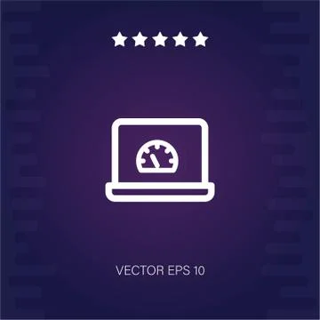 Dashboard vector icon Stock Illustration