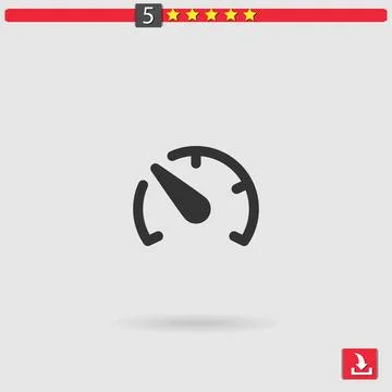 Dashboard vector icon Stock Illustration