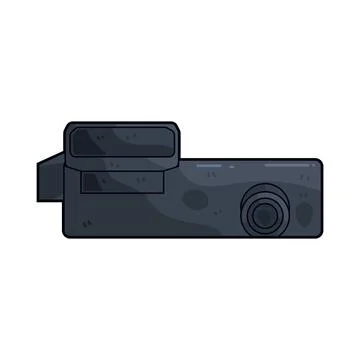 Dashcam illustration Illustrazione stock