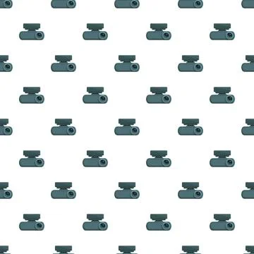 Dashcam pattern recording car driving surveillance video Stock Illustration