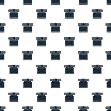 Dashcam pattern recording driving event and road travel Stock Illustration