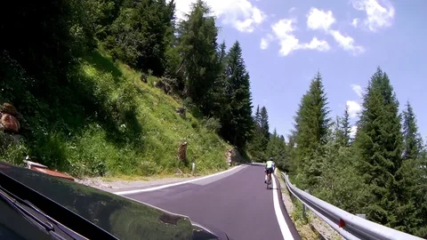 DashCam Slow Motion Alps 4 Stock Footage 87855010