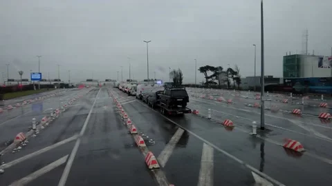 Dashcam view from a bus passing through ... | Stock Video | Pond5