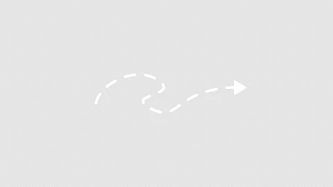 Dashed Arrow Or Annotation Line Motion Graphics Stock Footage 310587070