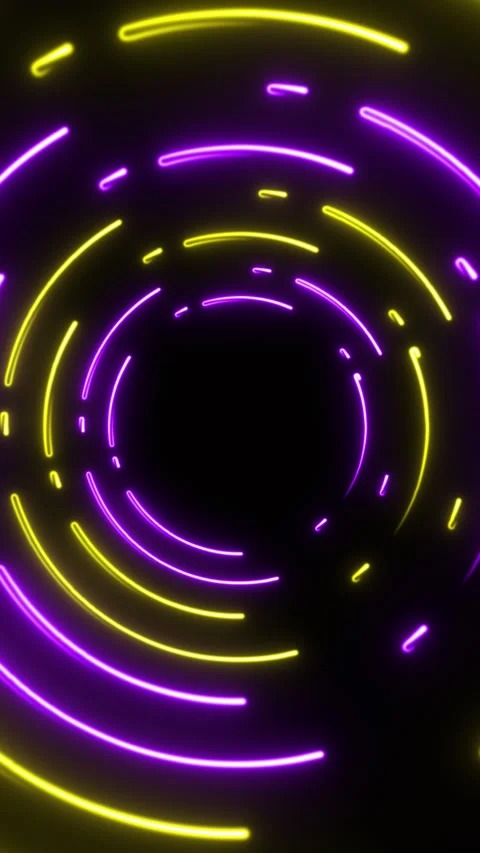 Dashed Circles Pattern Vertical Stock Footage 268660038