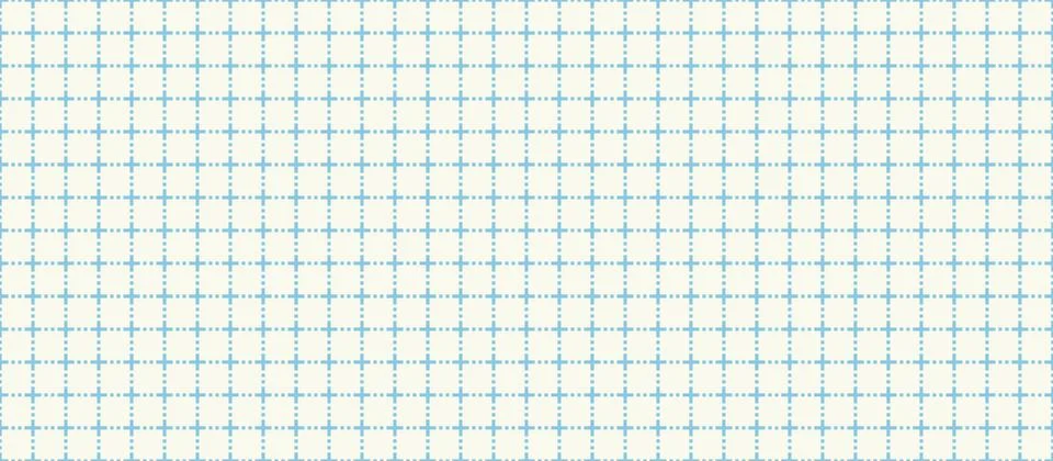 Dashed grid seamless pattern. Minimalist notebook paper planner dash cross page Иллюстрация
