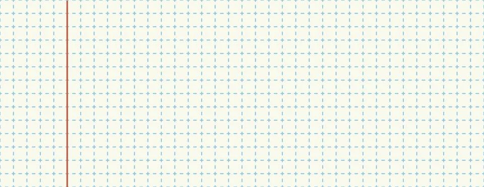 Dashed grid seamless pattern. Minimalist notebook paper planner dash cross pa Stock Illustration