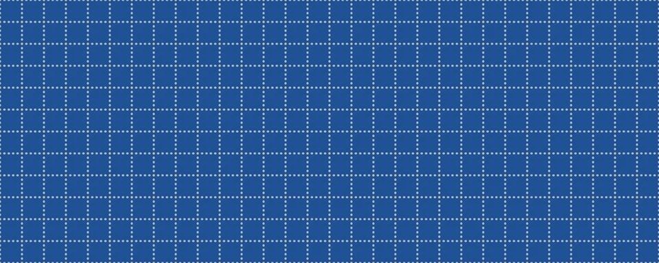 Dashed grid seamless pattern. Minimalist notebook paper planner dash cross page Stock Illustration