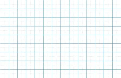 Dashed line grid paper with white pattern background Stock Illustration