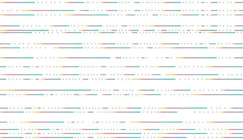 Dashed line pattern colorful vector illustration Stock Illustration