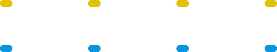 Dashed line sticker. Dotted Divider Set. Dashed straight lines different styles 스톡 일러스트