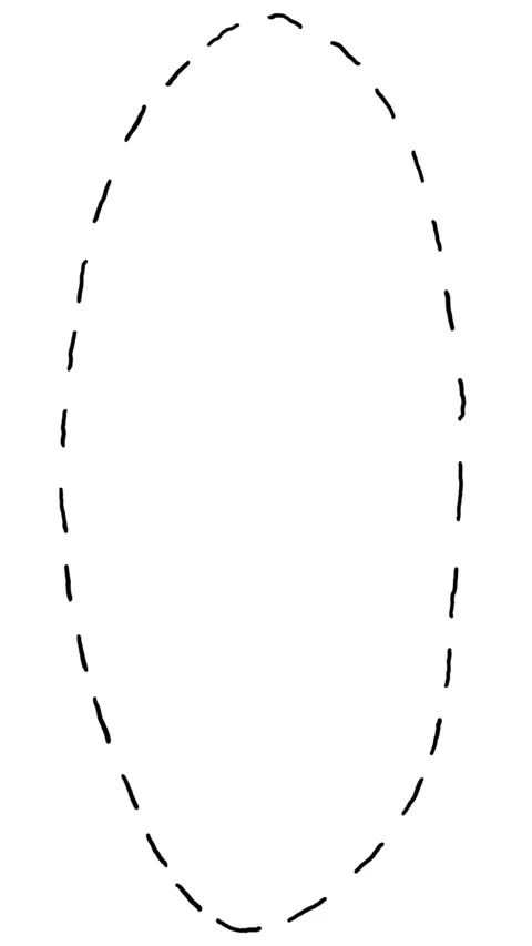 Dashed oval rotation. Video stock 338319160