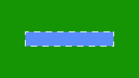 Dashed Rectangle Border Animation | Animated Outline Motion Graphics Overlay Stock Footage 341967810