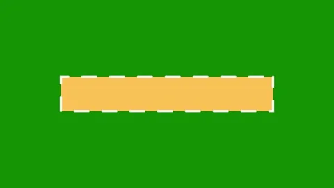 Dashed Rectangle Border Animation | Animated Outline Motion Graphics Overlay Stock Footage 341967818
