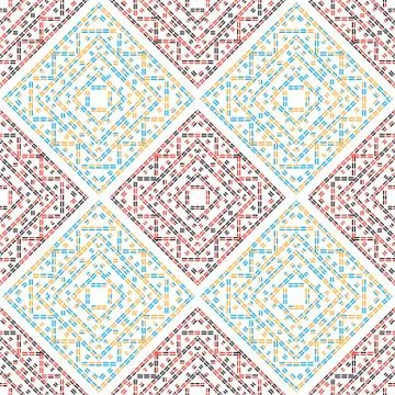 Dashed seamless pattern 스톡 일러스트