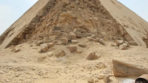 Dashour pyramid in Giza Stock Footage 96380514