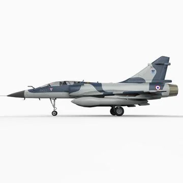 Dassault Mirage 2000D ~ 3D Model #91488782