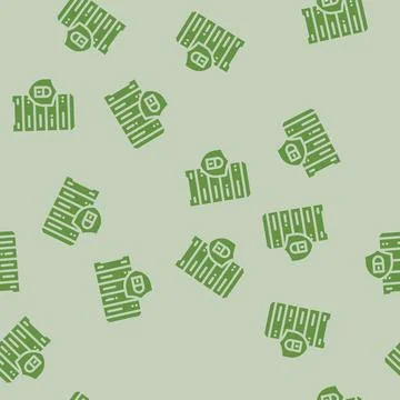 Data access control database glyph vector seamless pattern 스톡 일러스트