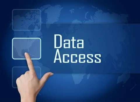 Data access Stock Illustration