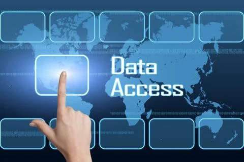 Data access Stock Illustration
