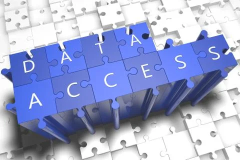 Data access Stock Illustration