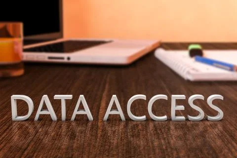 Data Access Stock Illustration