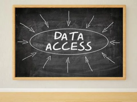 Data Access Illustrazione stock