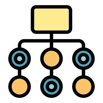 Data actualization icon color outline vector Stock Illustration