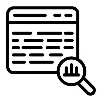 Data analysics Vector Icon Design Illustration 스톡 일러스트