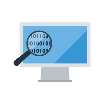 Data Analysing Icon Stock-Illustration